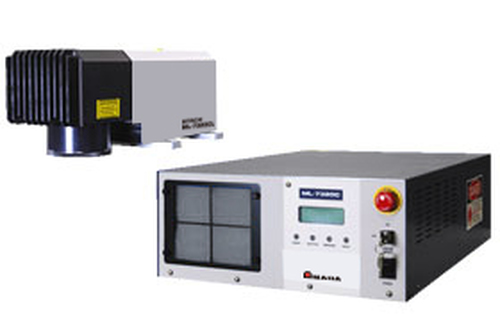 เครื่องไฟเบอร์เลเซอร์มาร์ค Amada miyachi ml-7320c fiber laser marker machine